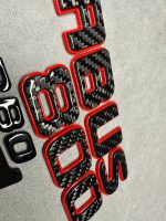 Brabus 800 Emblem Badge Set Red and Carbon Mercedes G Class W465 W464 W463a - Image 2