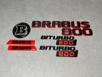 Brabus 800 Emblem Badge Set Red and Carbon Mercedes G Class W465 W464 W463a - Image 7