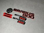 Brabus 800 Emblem Badge Set Red and Carbon Mercedes G Class W465 W464 W463a - Image 8