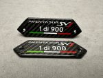 Lamborghini Emblems Aventador SV 1 di 900 in the door card Carbon Fiber - Image 4