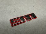 911 Logo Carbon and Red Metal Trunk Emblem Numbers for Porsche 992 - Image 5
