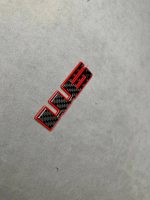 911 Logo Carbon and Red Metal Trunk Emblem Numbers for Porsche 992 - Image 7