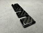 911 Logo Carbon and Black Metal Emblem Exterior Numbers for Porsche 992 - Image 3