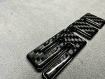 911 Logo Carbon and Black Metal Emblem Exterior Numbers for Porsche 992 - Image 6