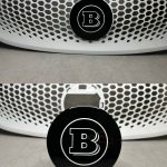 Brabus Smart Grille Emblem Brabus Logo Style ForTwo ForFour w453 2014-2024