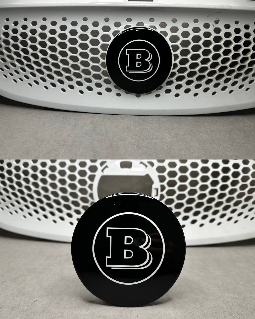 Brabus Smart Grille Emblem Brabus Logo Style ForTwo ForFour w453 2014-2024 - Image 1
