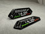 Lamborghini Emblems Aventador SV 1 di 500 in the door card Carbon Fiber - Image 4