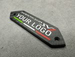 Lamborghini Emblems Aventador Your logo in the door card Carbon Fiber - Image 2