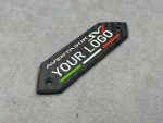 Lamborghini Emblems Aventador Your logo in the door card Carbon Fiber - Image 3