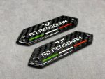 Lamborghini Emblems Aventador Your logo in the door card Carbon Fiber - Image 9