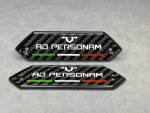 Lamborghini Emblems Aventador AD PERSONAM in the door card Carbon Fiber - Image 6