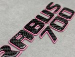 Tail Badges Brabus 700 Pink and Carbon for Mercedes-Benz G Class W463 W463a W464 W465 - Image 5