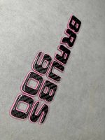 Tail Badges Brabus 900 Pink and Carbon for Mercedes-Benz G Class W463 W463a W464 W465 - Image 2
