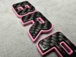 Tail Badges Brabus 900 Pink and Carbon for Mercedes-Benz G Class W463 W463a W464 W465 - Image 6