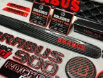 Brabus 900 Rocket Edition MEGA Set Badges Emblems Logos Stickers Mercedes G Class G63 W463a W464 W465 - Image 3