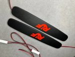 RUF LED Door Sill Plates Black for Porsche 911 | Red Logo Illuminated Threshold Trim | Entry Guards 996 997 991 992 - Image 6
