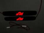 RUF LED Door Sill Plates Black for Porsche 911 | Red Logo Illuminated Threshold Trim | Entry Guards 996 997 991 992 - Image 8