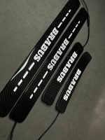 Brabus Carbon Door Sills LED for Mercedes G Class W463A W464 W465 G63 G500 White Illuminated Plates 2018+ - Image 8