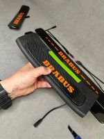 Brabus Carbon Door Sills LED for Mercedes G Class W463A W464 W465 G63 G500 Orange Illuminated Plates 2018+ - Image 4
