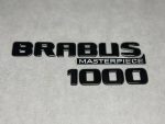 Brabus 1000 Masterpiece Rear Trunk Badge Set for Mercedes S Class W223 Black Emblems Luxury Styling Kit - Image 3