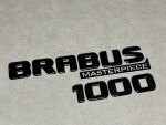 Brabus 1000 Masterpiece Rear Trunk Badge Set for Mercedes S Class W223 Black Emblems Luxury Styling Kit - Image 4