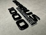 Brabus 1000 Masterpiece Rear Trunk Badge Set for Mercedes S Class W223 Black Emblems Luxury Styling Kit - Image 7