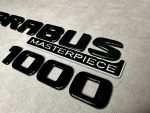 Brabus 1000 Masterpiece Rear Trunk Badge Set for Mercedes S Class W223 Black Emblems Luxury Styling Kit - Image 8
