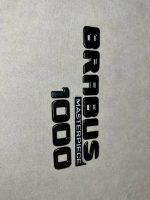 Brabus 1000 Masterpiece Rear Trunk Badge Set for Mercedes S Class W223 Black Emblems Luxury Styling Kit - Image 9