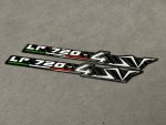Lamborghini Aventador LP720-4 SV Carbon Fiber Side Fender Emblems Badge Set Pair Left Right - Image 3