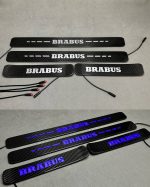 Brabus Carbon Door Sills LED for Mercedes G Class W463A W464 W465 G63 G500 Blue Illuminated Plates 2018+