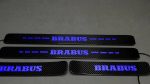 Brabus Carbon Door Sills LED for Mercedes G Class W463A W464 W465 G63 G500 Blue Illuminated Plates 2018+ - Image 5
