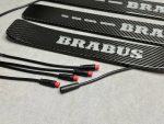 Brabus Carbon Door Sills LED for Mercedes G Class W463A W464 W465 G63 G500 Blue Illuminated Plates 2018+ - Image 7