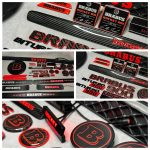 Brabus 900 Rocket Edition MEGA Set Badges Emblems Logos Stickers Mercedes G Class G63 W463a W464 W465