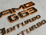 AMG G63 V8 biturbo orange and carbon G class W463 W463A AMG G63 W464 W465 - Image 5