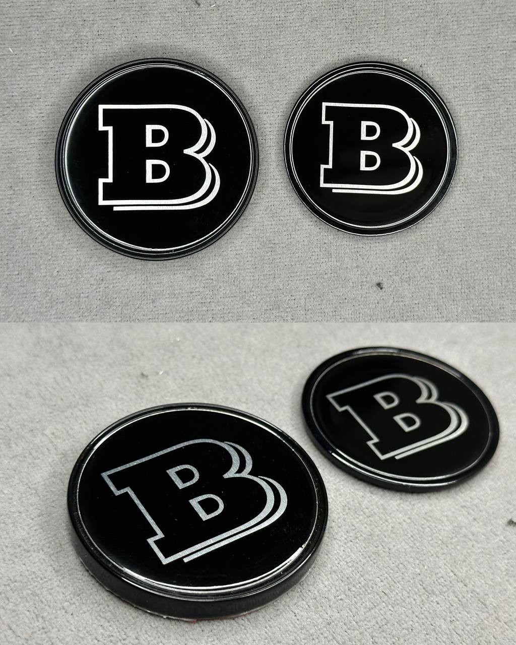 Rear and Front hood Brabus metal emblem badge for GLS x167 2024+ - Image 1