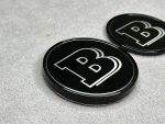 Rear and Front hood Brabus metal emblem badge for GLS x167 2024+ - Image 2
