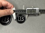 Rear and Front hood Brabus metal emblem badge for GLS x167 2024+ - Image 4