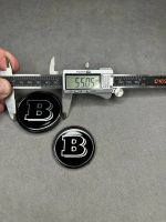 Rear and Front hood Brabus metal emblem badge for GLS x167 2024+ - Image 5
