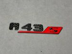 A43S Tail emblem for Red Black and Carbon for Mercedes-Benz A Class