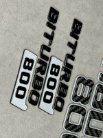 Badges Brabus 800 Set Gray Carbon Mercedes-Benz G Class W464 GT GLS GLC - Image 6