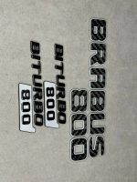 Badges Brabus 800 Set Gray Carbon Mercedes-Benz G Class W464 GT GLS GLC - Image 7