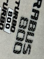 Badges Brabus 800 Set Gray Carbon Mercedes-Benz G Class W464 GT GLS GLC - Image 8