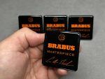 Brabus Seat Badge Orange Emblem Mercedes W464 W463A G GLE GLS GT GLC S Class - Image 3