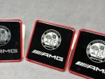 Seat Metal emblem AMG Red All Mercedes Benz Model - Image 2