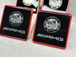 Seat Metal emblem AMG Red All Mercedes Benz Model - Image 3
