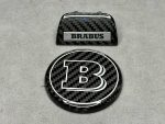 Brabus Carbon emblems badge set for AMG steering wheel 2018-2026 g63 s63 c63 e63 GLE GLS - Image 2