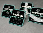 Tiffany Seats Badge Set Brabus 900 Rocket Edition 1 of 10 series for Mercedes Benz W463 W464 W463A G class - Image 5