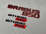 Badges Brabus 850 Set Red Carbon Mercedes-Benz G Class W464 W463A GT GLS GLC - Image 2