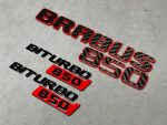 Badges Brabus 850 Set Red Carbon Mercedes-Benz G Class W464 W463A GT GLS GLC - Image 3