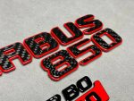 Badges Brabus 850 Set Red Carbon Mercedes-Benz G Class W464 W463A GT GLS GLC - Image 4